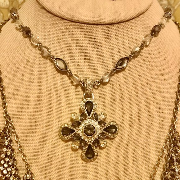 Art Deco-Inspired Crystal Jewelry Wardrobe 11 Piece Bundle - Picture 11 of 11